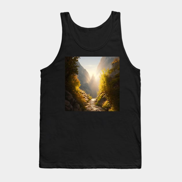 Provence Mountain Path Tank Top by VictoriaLehnard